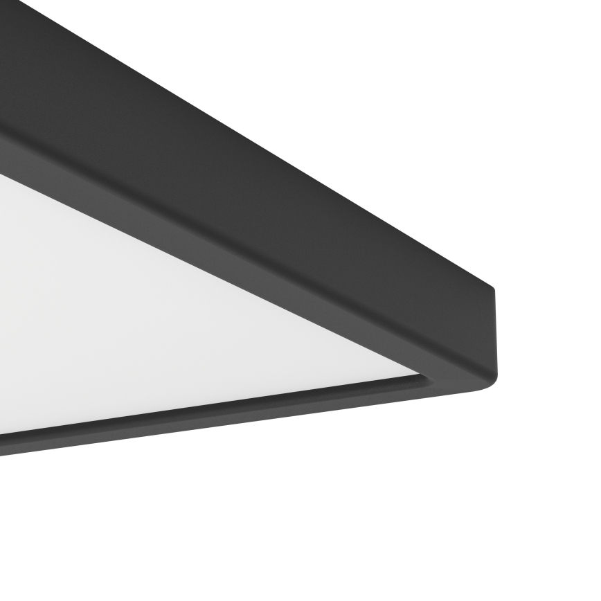 Eglo - LED RGBW regulējama vannas istabas griestu lampa LED/17,8W/230V 2700-6500K 39x39 cm IP44 melna