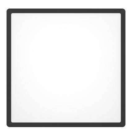 Eglo - LED RGBW regulējama vannas istabas griestu lampa LED/17,8W/230V 2700-6500K 39x39 cm IP44 melna
