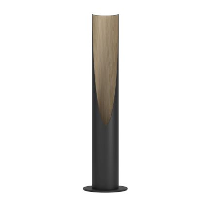 Eglo - LED Galda lampa 1xGU10/4,5W/230V 3000K melna/brūna