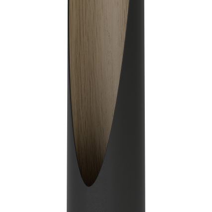Eglo  - LED Grīdas stāvlampa 1xGU10/4,5W/230V 3000K melna/brūna