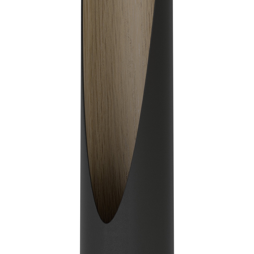 Eglo  - LED Grīdas stāvlampa 1xGU10/4,5W/230V 3000K melna/brūna