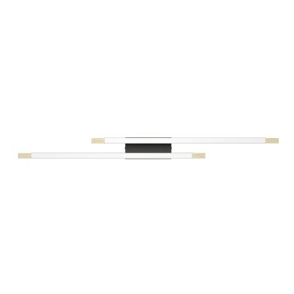 Eglo - LED Aptumšojama griestu lampa 2xLED/10W/230V 3000K melna/bēša