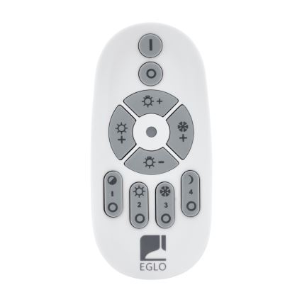 Eglo - LED Aptumšojama griestu lampa 2xLED/17W/230V +1xLED/4,2W 2700-6500K + tālvadības pults
