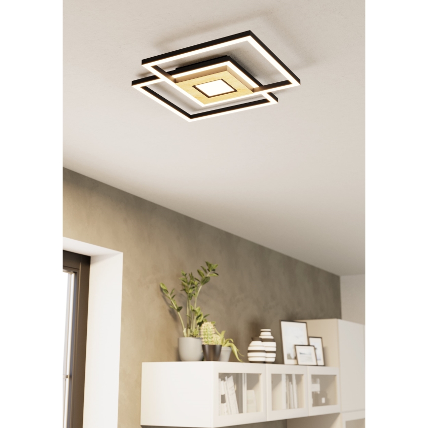 Eglo - LED Aptumšojama griestu lampa 2xLED/17W/230V +1xLED/4,2W 2700-6500K + tālvadības pults