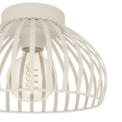 Eglo - Griestu lampa 1xE27/40W/230V d. 28 cm krēmkrāsa
