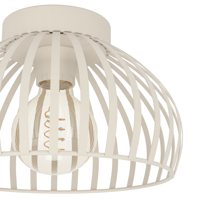 Eglo - Griestu lampa 1xE27/40W/230V d. 28 cm krēmkrāsa
