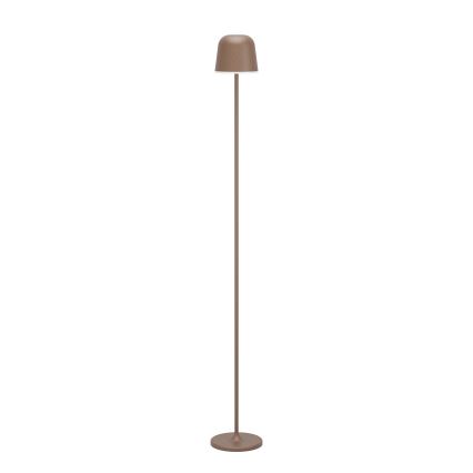 Eglo - LED Aptumšojama āra uzlādējams grīdas stāvlampa LED/4,3W/230V 2400/3000/4000K IP54 brūna