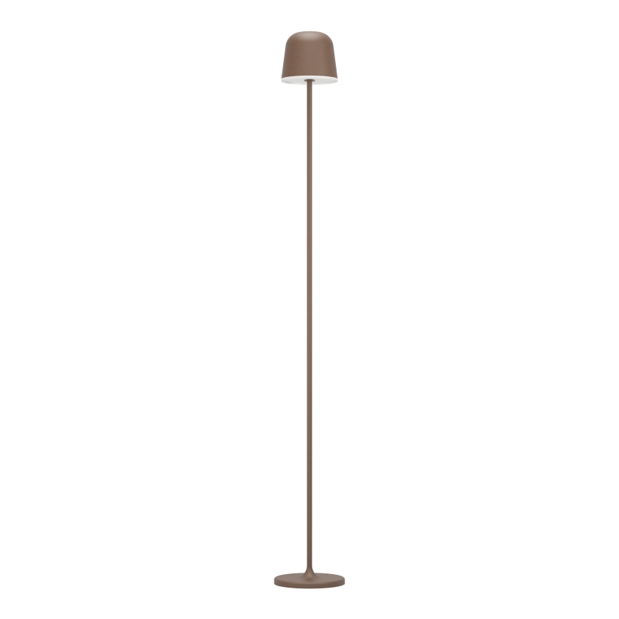 Eglo - LED Aptumšojama āra uzlādējams grīdas stāvlampa LED/4,3W/230V 2400/3000/4000K IP54 brūna