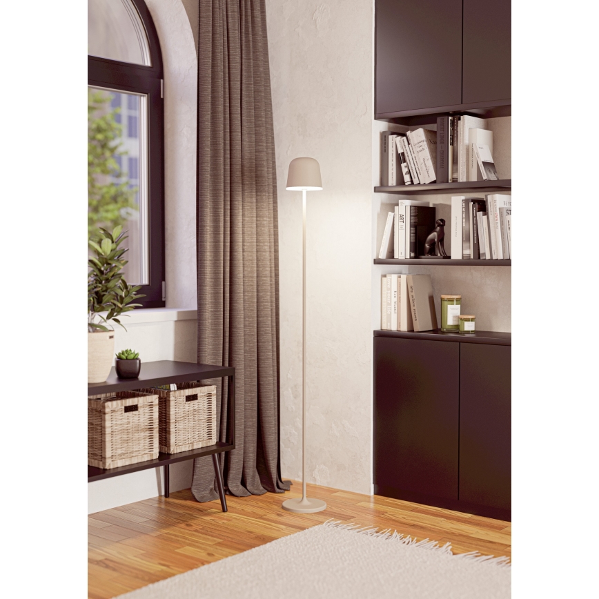 Eglo - LED Aptumšojama āra uzlādējams lampa LED/4,3W/5V 2400/3000/4000K IP54 krēmkrāsa