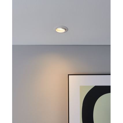 Eglo - KOMPLEKTS 3x LED Iegremdējama lampa 1xGU10/4W/230V balta