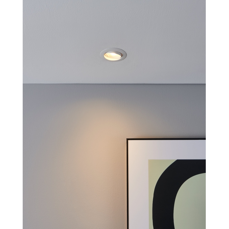 Eglo - KOMPLEKTS 3x LED Iegremdējama lampa 1xGU10/4W/230V balta