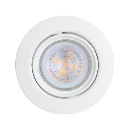 Eglo - KOMPLEKTS 3x LED Iegremdējama lampa 1xGU10/4W/230V balta