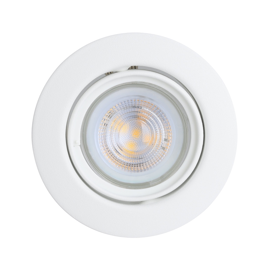 Eglo - KOMPLEKTS 3x LED Iegremdējama lampa 1xGU10/4W/230V balta