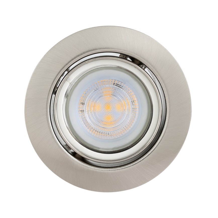 Eglo - KOMPLEKTS 3x LED Iegremdējama lampa 1xGU10/4W/230V matēts hroms