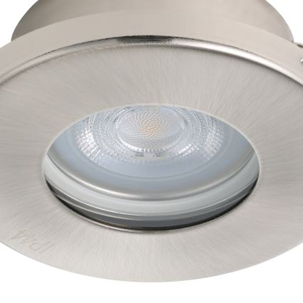 Eglo - KOMPLEKTS 3xLED Vannas istabas iegremdējama lampa 1xGU10/4W/230V IP44 matēts hroms