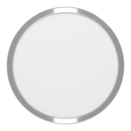 Eglo - LED griestu gaismeklis vannas istabai, LED 14,2 W, 230 V, 2700/4000/6500 K, Ø 27,8 cm, IP44, spīdīgs hroms