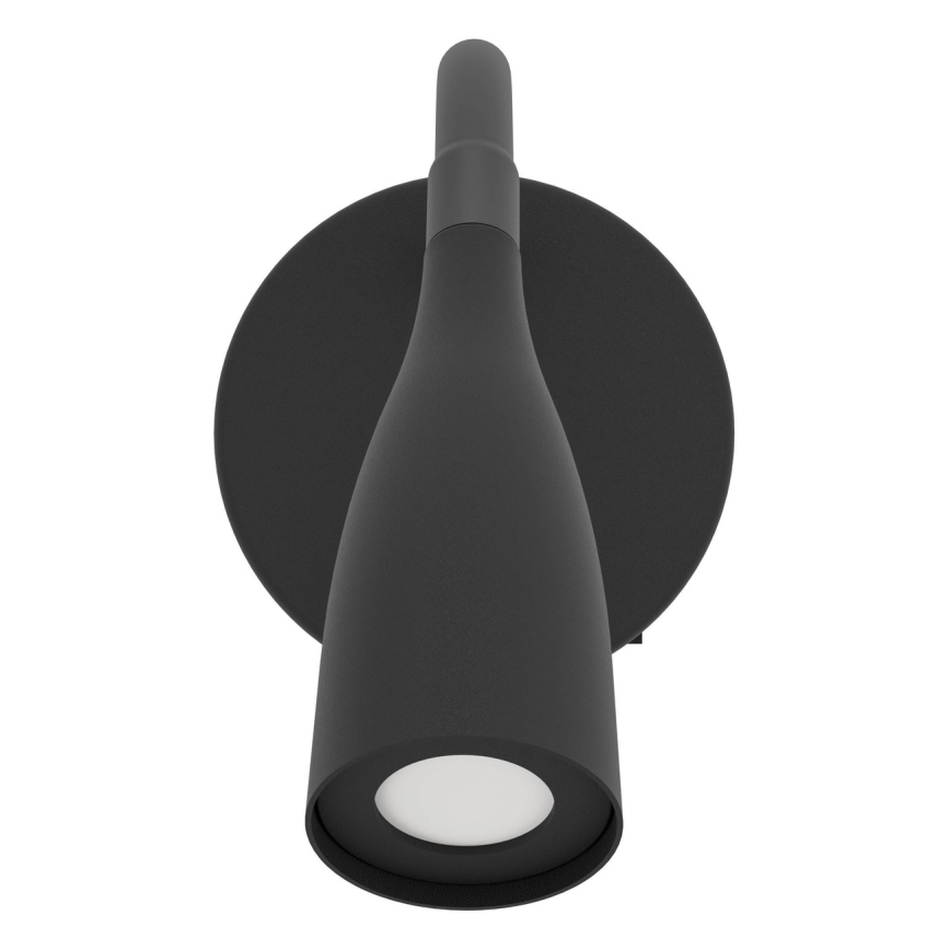 Eglo - LED elastīga sienas lampa LED/3,8W/230V melna