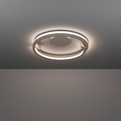 Eglo - LED aptumšojama griestu lampa 2xLED/20W/230V 2700-6500K Ø 48 cm bēša + tālvadības pults