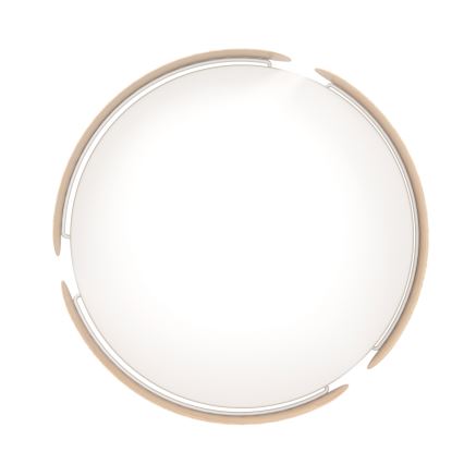 Eglo - LED griestu gaismeklis LED/20W/230V Ø 37 cm, bēša