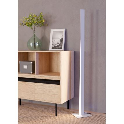 Eglo - LED RGBW Regulējama grīdas lampa LED/10,5W/230V + LED/15,2W pelēka