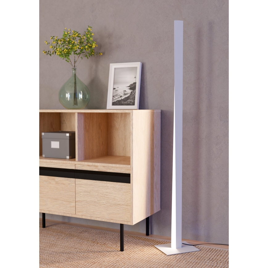 Eglo - LED RGBW Regulējama grīdas lampa LED/10,5W/230V + LED/15,2W pelēka