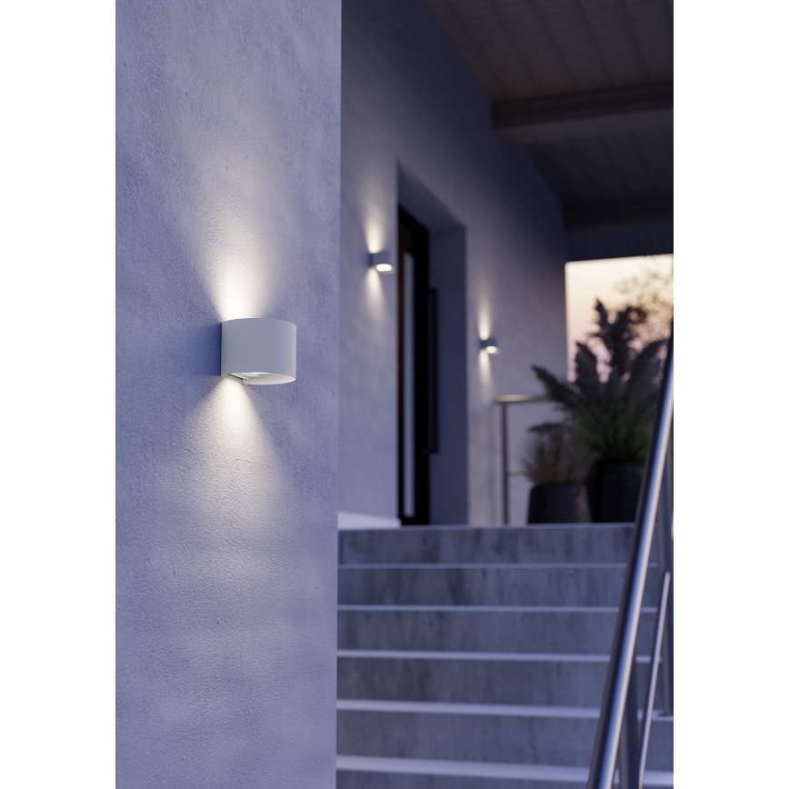 Eglo - LED āra sienas gaismeklis 2xLED/2,8W/230V IP54 balts