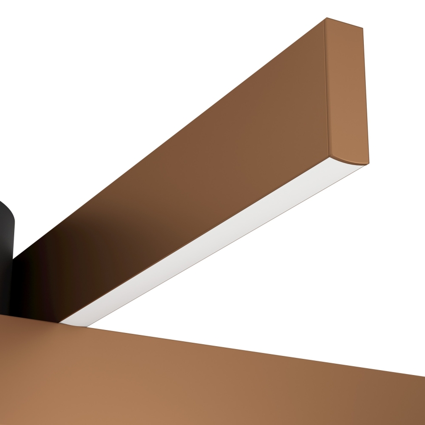 Eglo - LED RGBW aptumšojams griestu gaismeklis 2xLED/18W/230V vara/melna