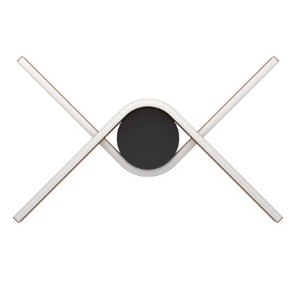 Eglo - LED RGBW aptumšojams griestu gaismeklis 2xLED/18W/230V vara/melna