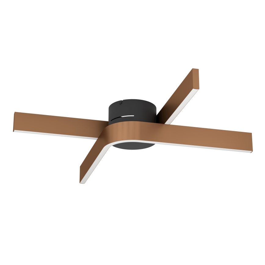 Eglo - LED RGBW dimmējams griestu gaismeklis 2xLED/18W/230V 2700-6500K vara/melns