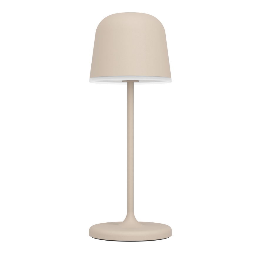 Eglo - regulējama skārienjūtīga uzlādējamā āra LED galda lampa LED/1,8W/5V 2500/3000/4000K 2500 mAh IP54 krēmkrāsa