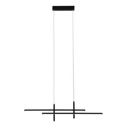 Eglo - LED pakaramā lustra uz troses LED/20W/230V melna