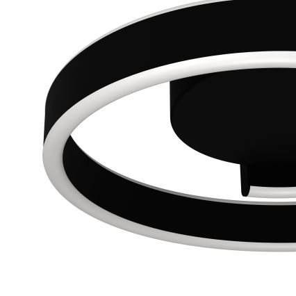 Eglo - LED RGBW aptumšojams griestu gaismeklis LED/37W/230V 3000-6500K melns