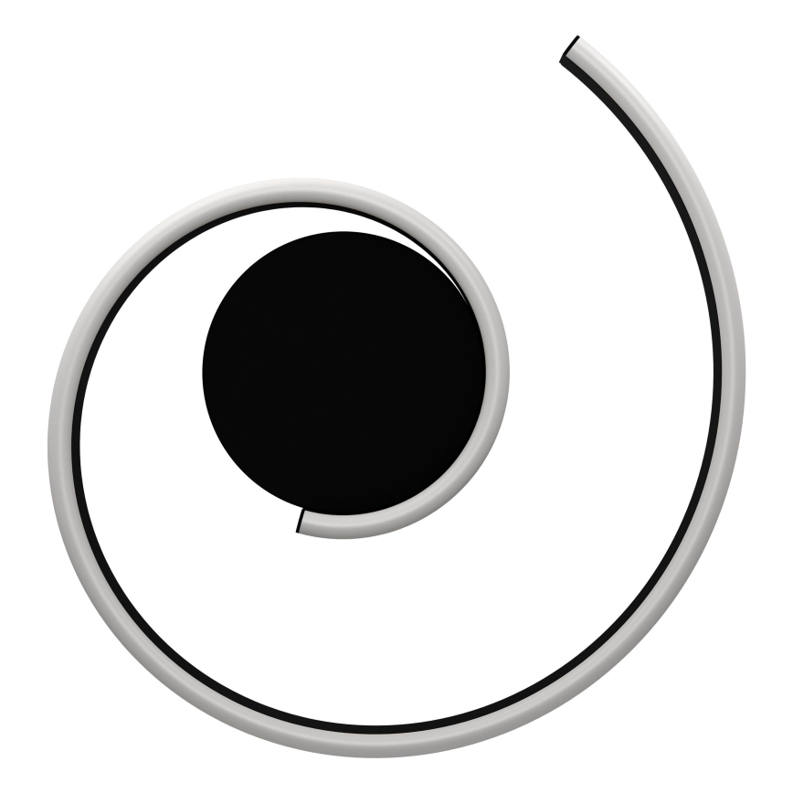 Eglo - LED RGBW aptumšojams griestu gaismeklis LED/37W/230V 3000-6500K melns