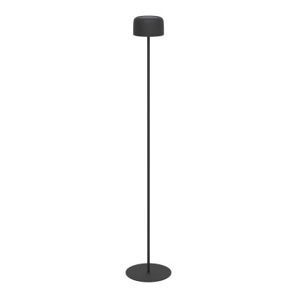 Eglo - LED saules uzlādes stāvlampa ar skārienvadību LED/2,8W/3,7V 1800 mAh IP44 melna