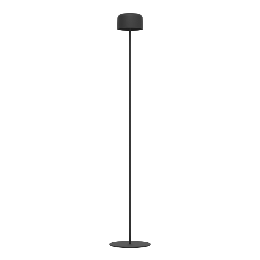 Eglo - LED saules uzlādes stāvlampa ar skārienvadību LED/2,8W/3,7V 1800 mAh IP44 melna