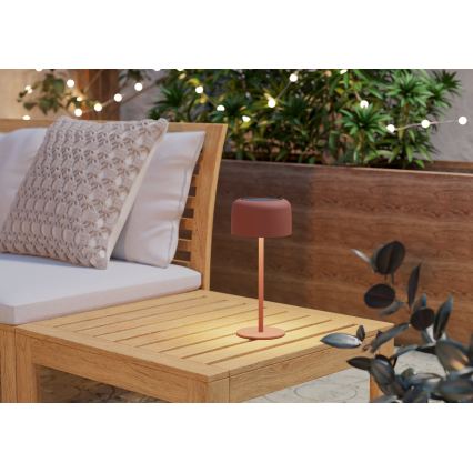 Eglo - LED galda lampa ar saules uzlādi un skārienvadību LED/2,8W/3,7V 1800 mAh IP44 oranžā