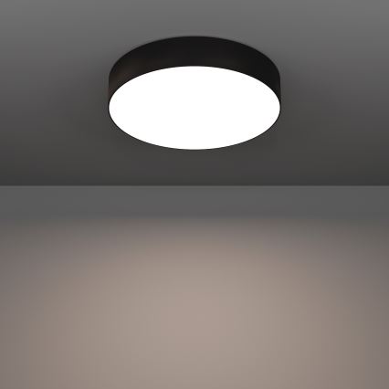 Eglo - LED RGBW regulējama griestu lampa LED/15W/230V 2700-6500K Ø 39 cm melna