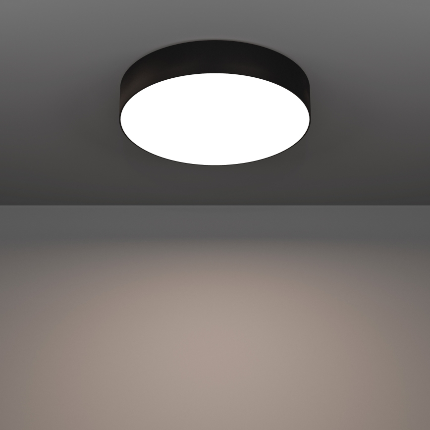 Eglo - LED RGBW regulējama griestu lampa LED/15W/230V 2700-6500K Ø 39 cm melna