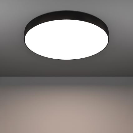Eglo - LED RGBW Dimējams griestu gaismeklis LED/36,5W/230V 2700-6500K pr. 69cm melns