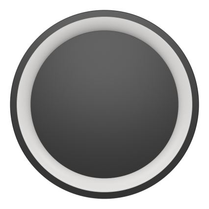 Eglo - LED RGBW griestu gaismeklis ar regulējamu spilgtumu LED/19,6W/230V 2700–6500K Ø 35 cm melns