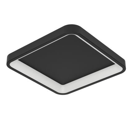 Eglo - LED RGBW griestu gaismeklis ar regulējamu spilgtumu LED/20W/230V 2700-6500K 35x35 cm melns