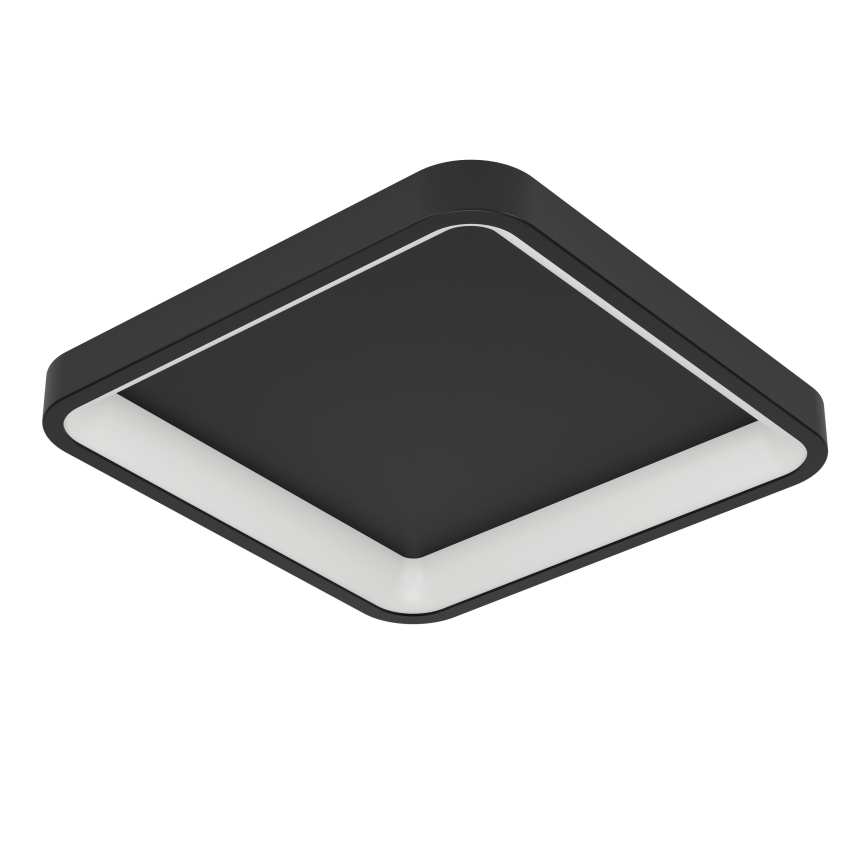 Eglo - LED RGBW griestu gaismeklis ar regulējamu spilgtumu LED/20W/230V 2700-6500K 35x35 cm melns