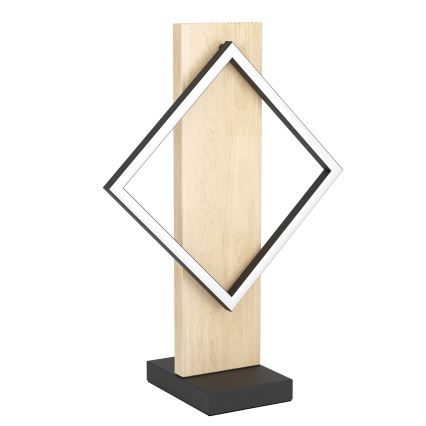 Eglo - LED galda lampa LED/13W/230V melna/bēša