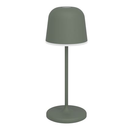 Eglo - LED dimējama āra skārienjūtīga uzlādējamā galda lampa LED/1,8W/5V 2500/3000/4000K 2500 mAh IP54 zaļa