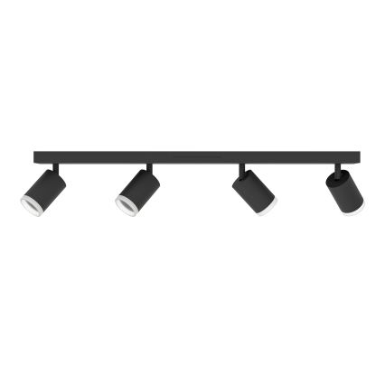 Eglo - LED RGBW aptumšojams virziena gaismeklis 4xLED/3,7W/230V 2700-6500K melns