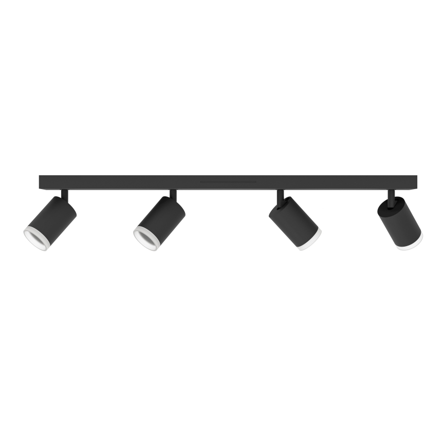 Eglo - LED RGBW aptumšojams virziena gaismeklis 4xLED/3,7W/230V 2700-6500K melns