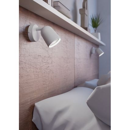 Eglo - Sienas punktgaismeklis 1xGU10/5W/230V balts