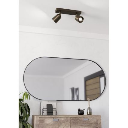 Eglo - virsmas spotgaismeklis 2xGU10/10W/230V bronzas krāsā