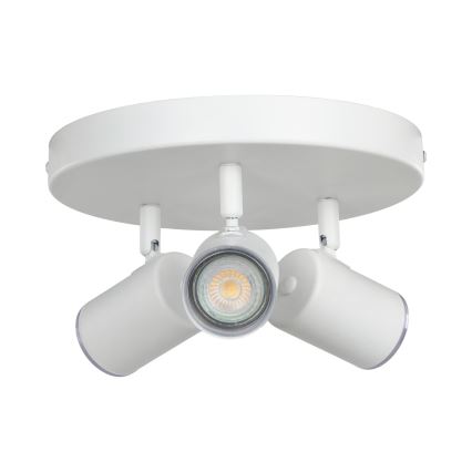Eglo - Vannasistabas virsmas spot gaismeklis 3xGU10/5W/230V Ø 25 cm IP44 balts