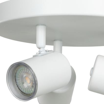 Eglo - Vannasistabas virsmas spot gaismeklis 3xGU10/5W/230V Ø 25 cm IP44 balts